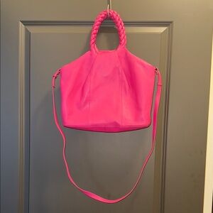Vince Camuto Pink Shoulder Bag with Modern Minimalist Design